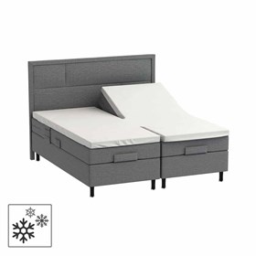 Split lakan - H lakan 180x210 cm - Bomull - Cool feel - vit