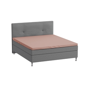 Kuvertlakan 160x200 cm - Satin TC220 - Soft feel - rosa - Luna