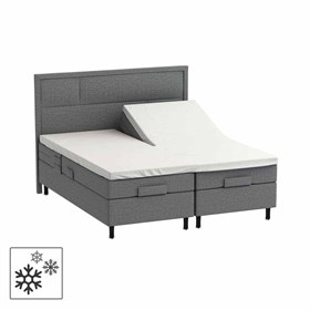 Split lakan - H lakan 180x200 cm - Bomull - Cool feel - vit - Luna