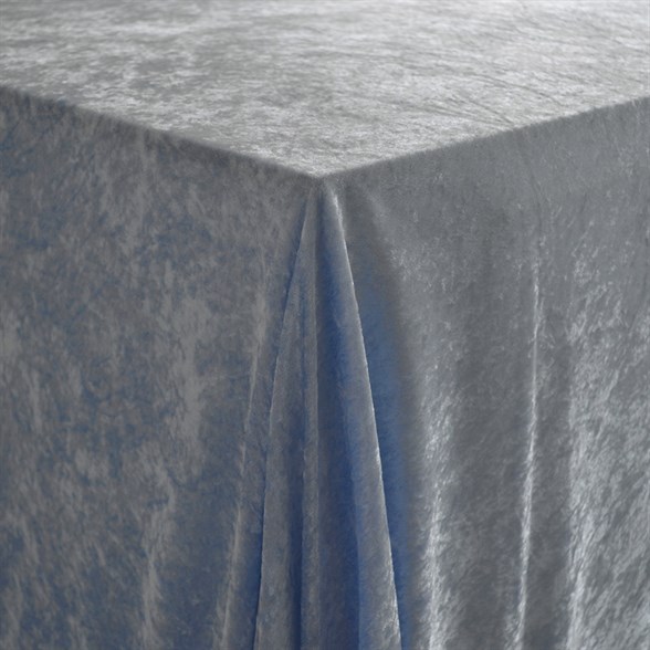 Dug - Nervøs Velour - Light Blue - 150x300 cm - Boligland