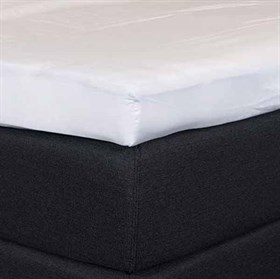 Delat Lakan - H Lakan - 180x200 cm - Premium - Bomull satin - vit