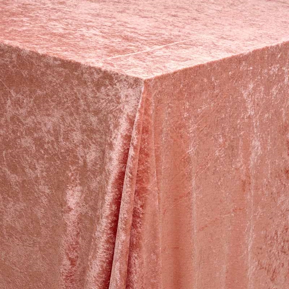 Krossad velour - Rosa - 150x300 cm